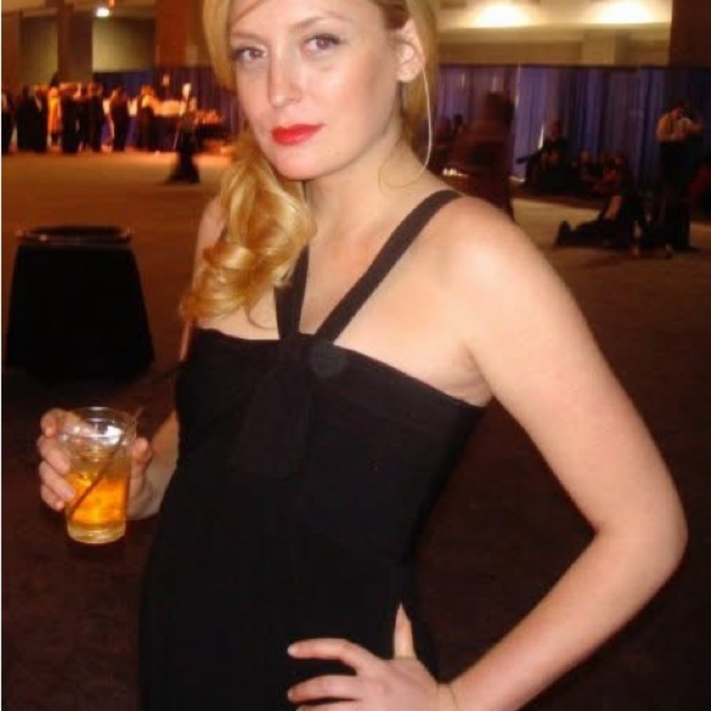 BCBGMaxAzria Elegant Black Gown